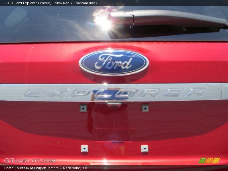 Ruby Red / Charcoal Black 2014 Ford Explorer Limited