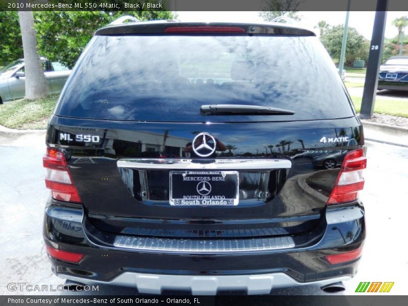 Black / Black 2010 Mercedes-Benz ML 550 4Matic