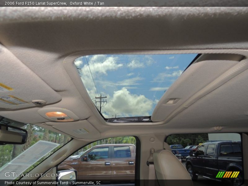 Oxford White / Tan 2006 Ford F150 Lariat SuperCrew