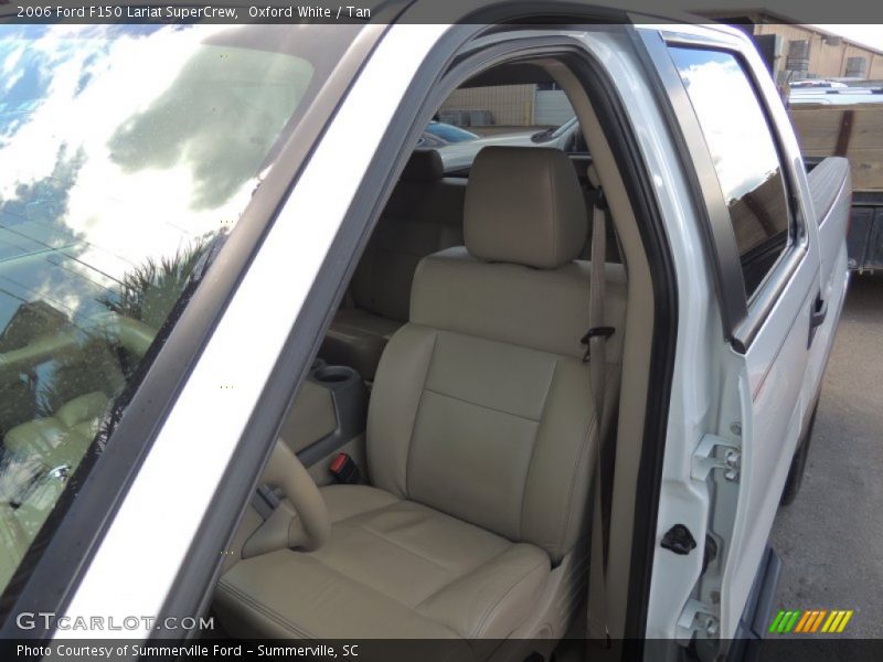 Oxford White / Tan 2006 Ford F150 Lariat SuperCrew