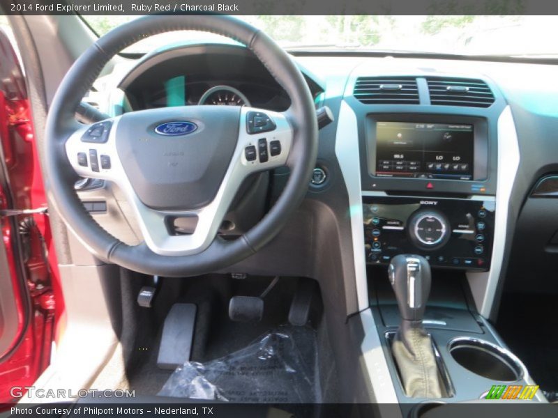 Ruby Red / Charcoal Black 2014 Ford Explorer Limited