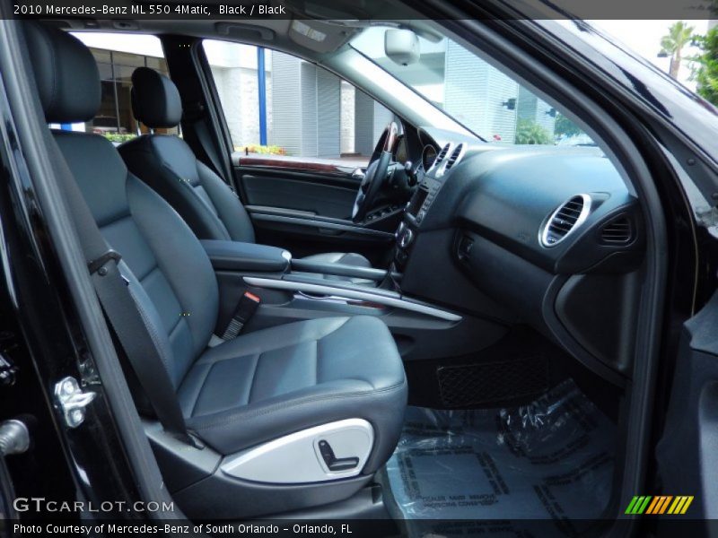 Black / Black 2010 Mercedes-Benz ML 550 4Matic