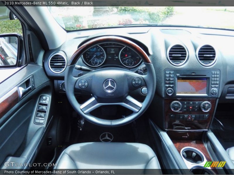 Black / Black 2010 Mercedes-Benz ML 550 4Matic