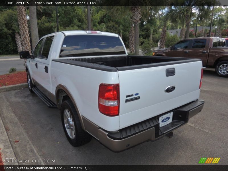 Oxford White / Tan 2006 Ford F150 Lariat SuperCrew