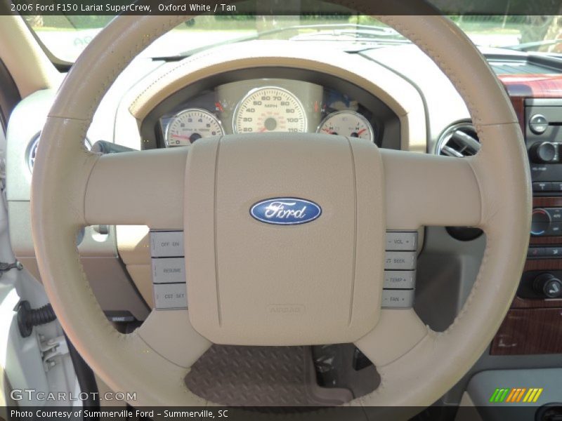 Oxford White / Tan 2006 Ford F150 Lariat SuperCrew