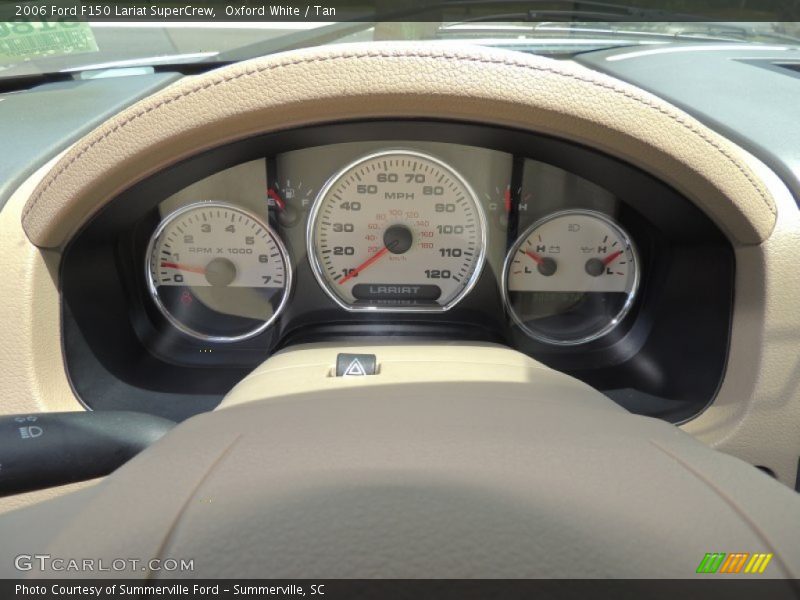 Oxford White / Tan 2006 Ford F150 Lariat SuperCrew