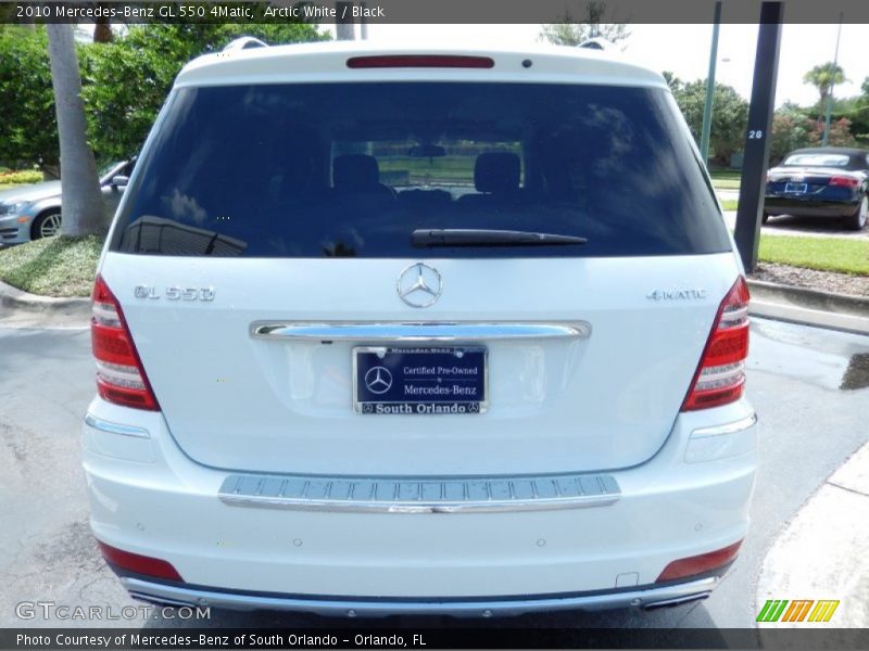 Arctic White / Black 2010 Mercedes-Benz GL 550 4Matic