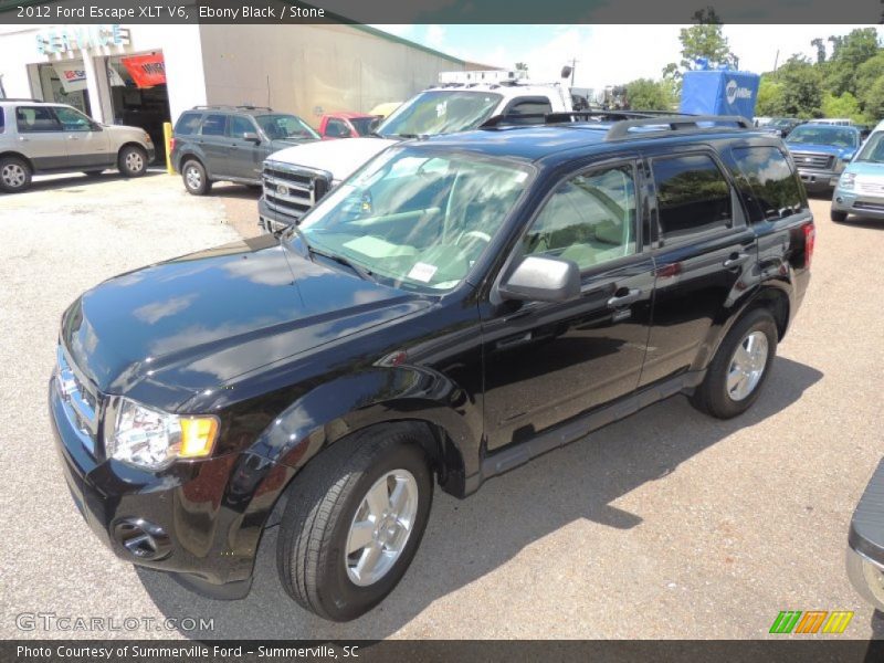 Ebony Black / Stone 2012 Ford Escape XLT V6