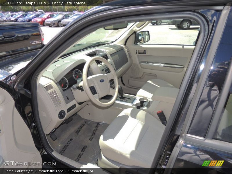 Ebony Black / Stone 2012 Ford Escape XLT V6