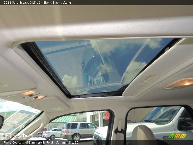 Ebony Black / Stone 2012 Ford Escape XLT V6