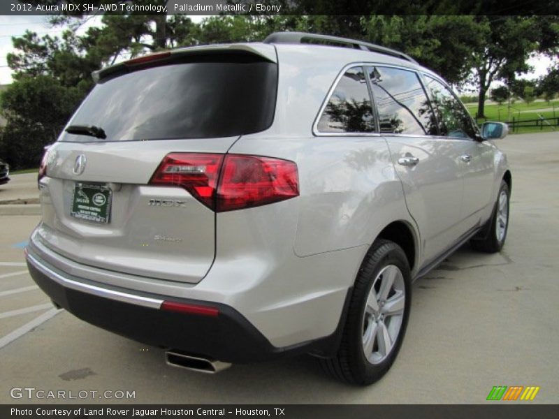 Palladium Metallic / Ebony 2012 Acura MDX SH-AWD Technology