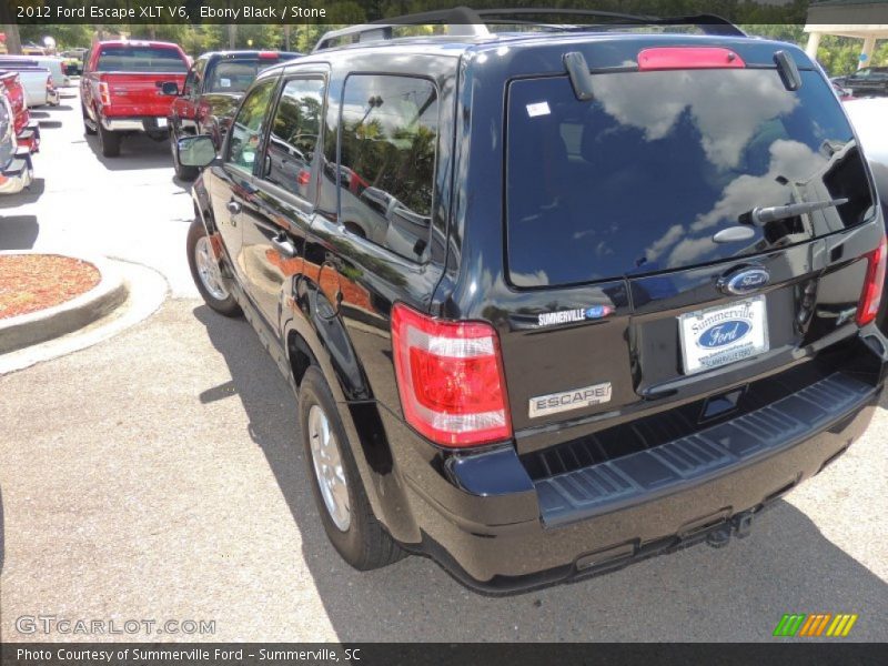 Ebony Black / Stone 2012 Ford Escape XLT V6