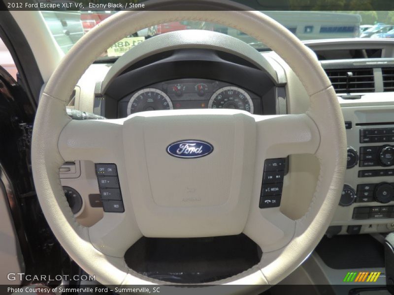 Ebony Black / Stone 2012 Ford Escape XLT V6