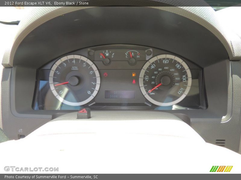 Ebony Black / Stone 2012 Ford Escape XLT V6