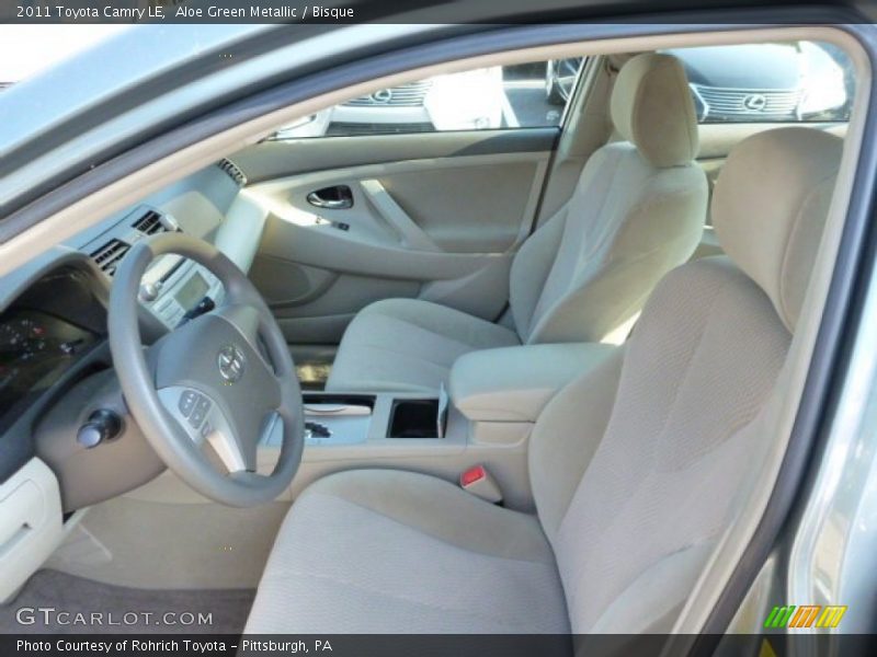 Aloe Green Metallic / Bisque 2011 Toyota Camry LE