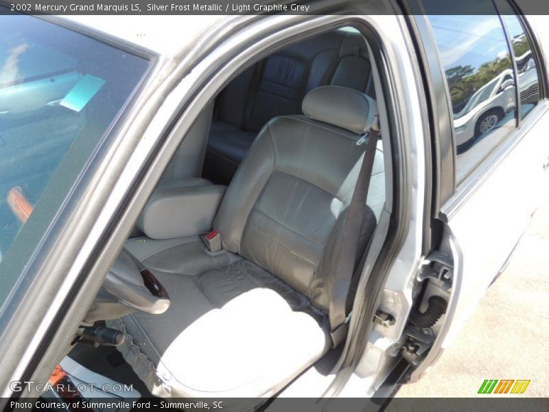 Silver Frost Metallic / Light Graphite Grey 2002 Mercury Grand Marquis LS
