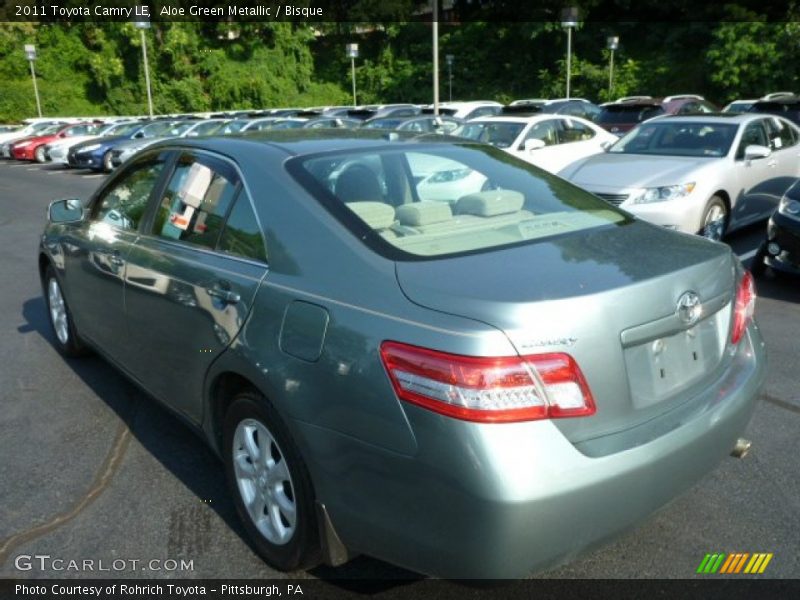 Aloe Green Metallic / Bisque 2011 Toyota Camry LE