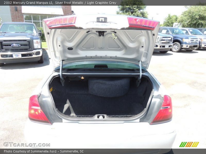 Silver Frost Metallic / Light Graphite Grey 2002 Mercury Grand Marquis LS