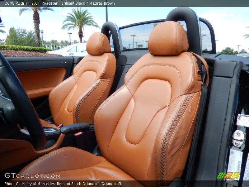 Front Seat of 2008 TT 2.0T Roadster