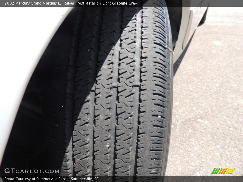Silver Frost Metallic / Light Graphite Grey 2002 Mercury Grand Marquis LS