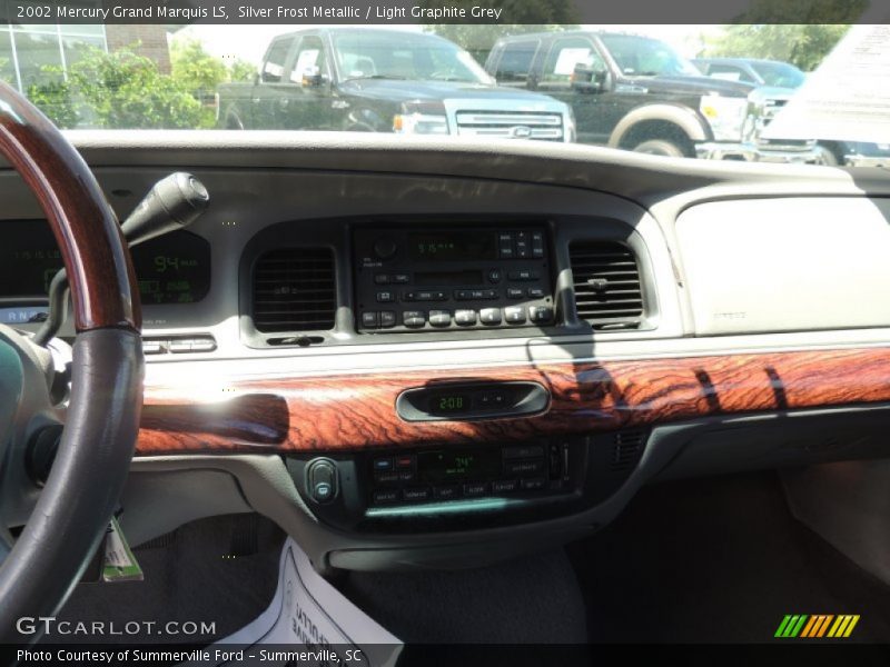 Silver Frost Metallic / Light Graphite Grey 2002 Mercury Grand Marquis LS