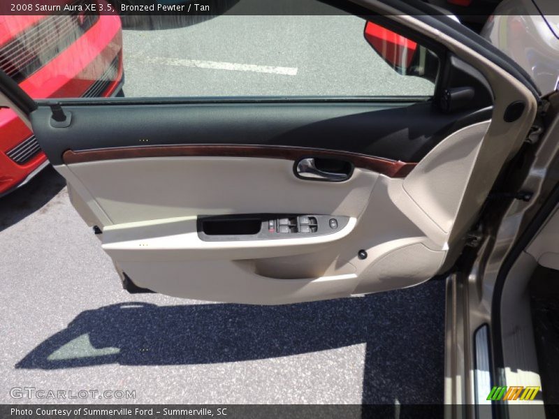 Bronzed Pewter / Tan 2008 Saturn Aura XE 3.5