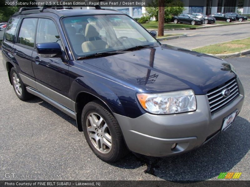 Regal Blue Pearl / Desert Beige 2006 Subaru Forester 2.5 X L.L.Bean Edition