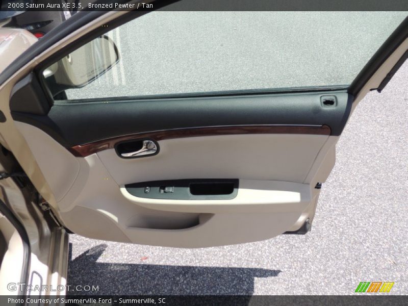 Bronzed Pewter / Tan 2008 Saturn Aura XE 3.5