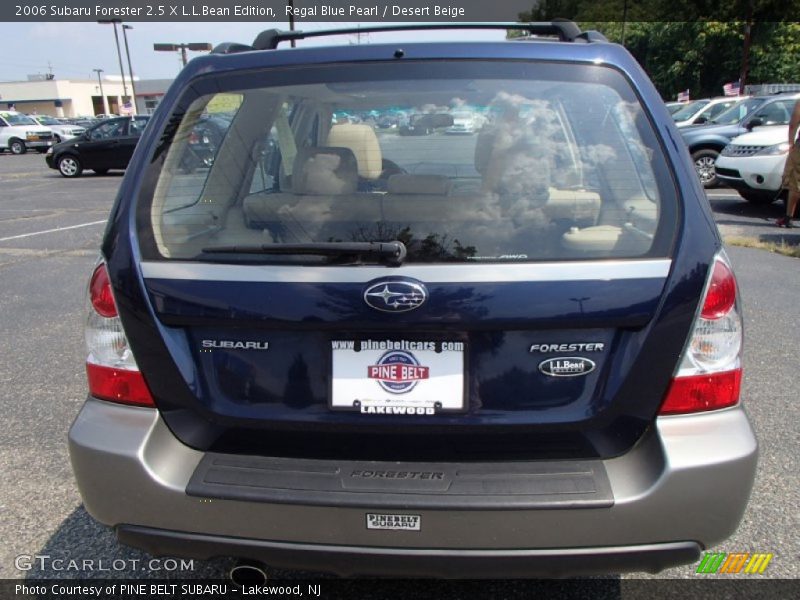 Regal Blue Pearl / Desert Beige 2006 Subaru Forester 2.5 X L.L.Bean Edition