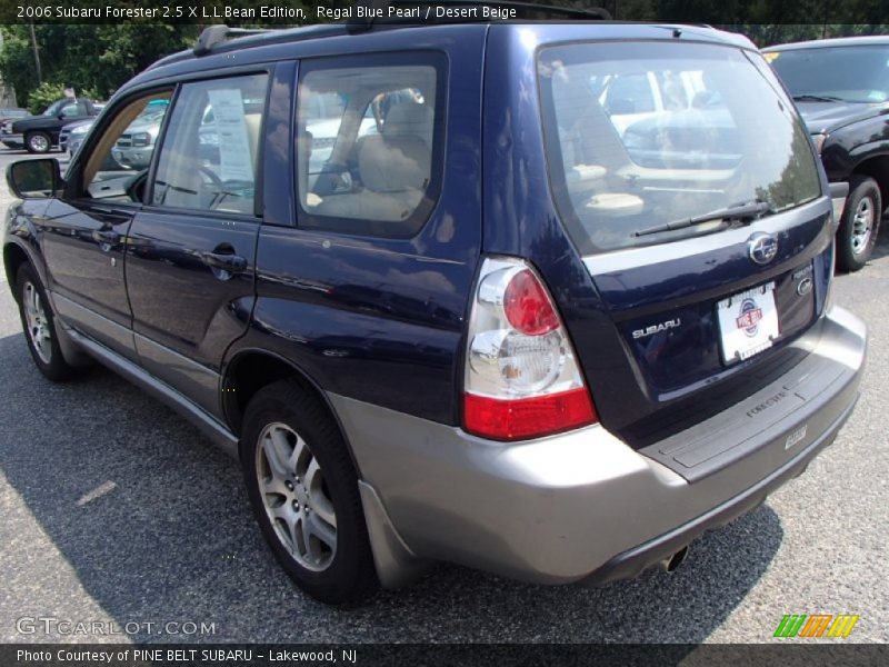 Regal Blue Pearl / Desert Beige 2006 Subaru Forester 2.5 X L.L.Bean Edition