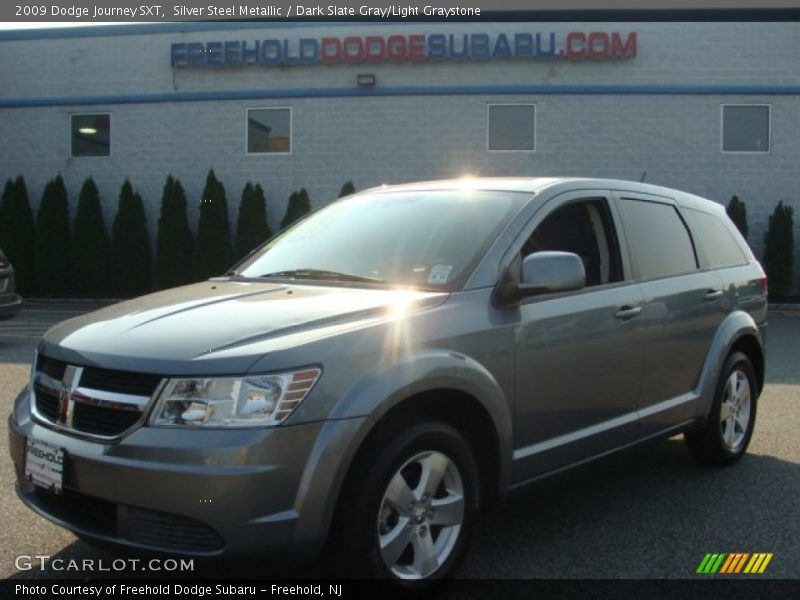 Silver Steel Metallic / Dark Slate Gray/Light Graystone 2009 Dodge Journey SXT