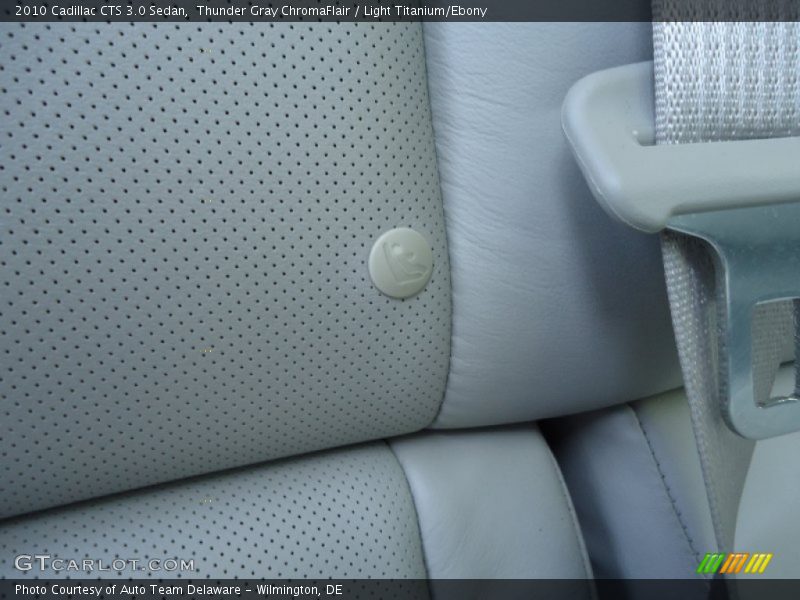 Thunder Gray ChromaFlair / Light Titanium/Ebony 2010 Cadillac CTS 3.0 Sedan