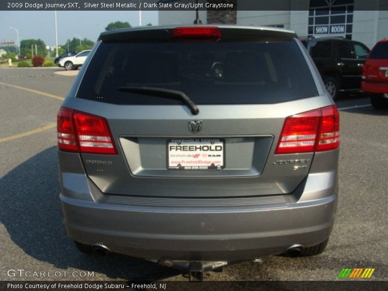 Silver Steel Metallic / Dark Slate Gray/Light Graystone 2009 Dodge Journey SXT