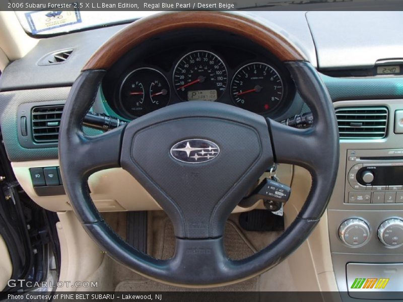 Regal Blue Pearl / Desert Beige 2006 Subaru Forester 2.5 X L.L.Bean Edition