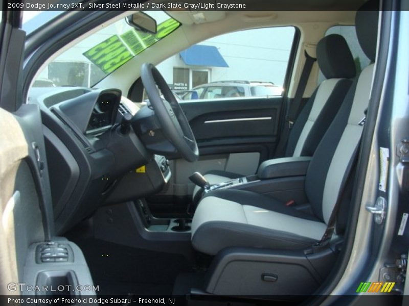 Silver Steel Metallic / Dark Slate Gray/Light Graystone 2009 Dodge Journey SXT