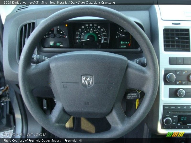 Silver Steel Metallic / Dark Slate Gray/Light Graystone 2009 Dodge Journey SXT