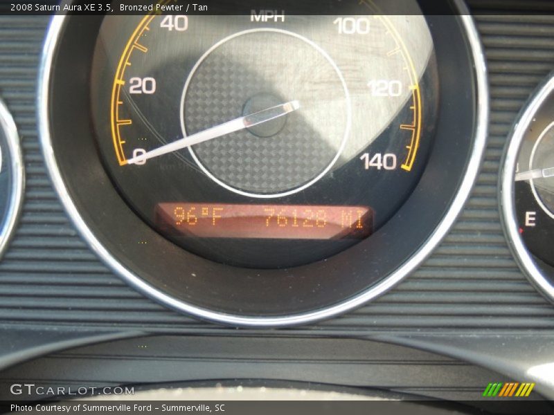 Bronzed Pewter / Tan 2008 Saturn Aura XE 3.5