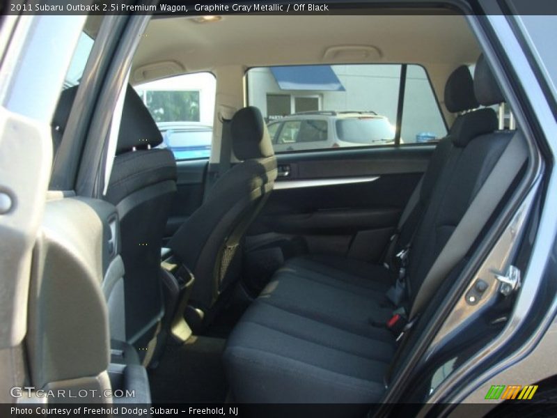Graphite Gray Metallic / Off Black 2011 Subaru Outback 2.5i Premium Wagon