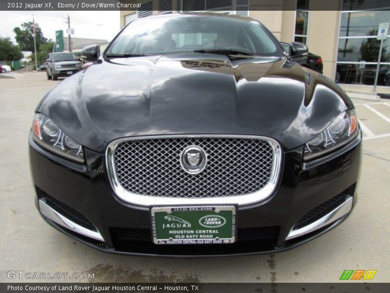 Ebony / Dove/Warm Charcoal 2012 Jaguar XF