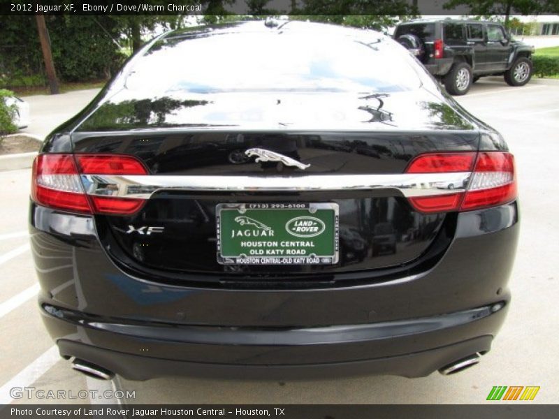 Ebony / Dove/Warm Charcoal 2012 Jaguar XF