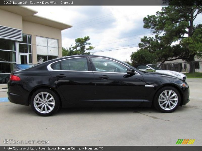 Ebony / Dove/Warm Charcoal 2012 Jaguar XF