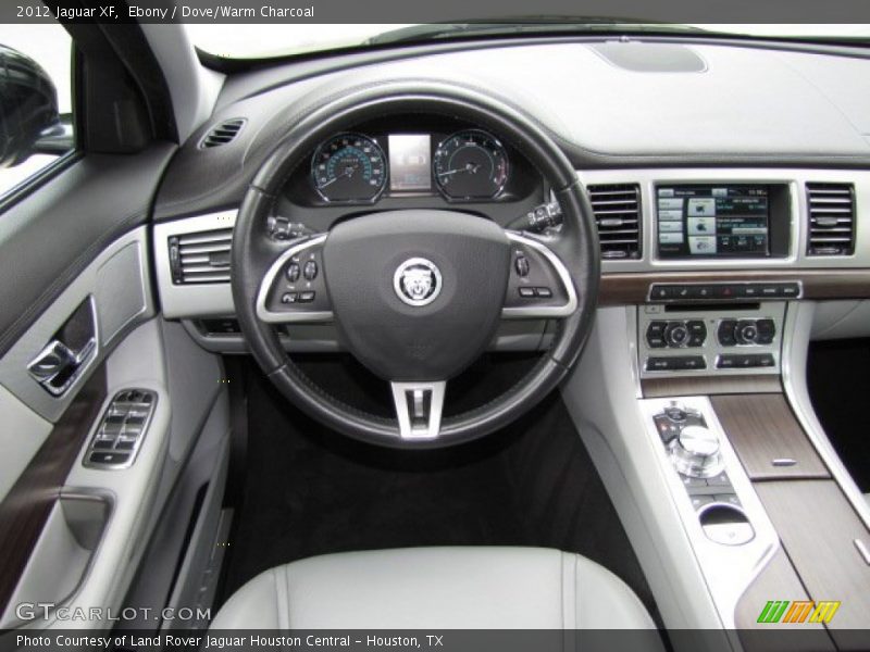 Ebony / Dove/Warm Charcoal 2012 Jaguar XF