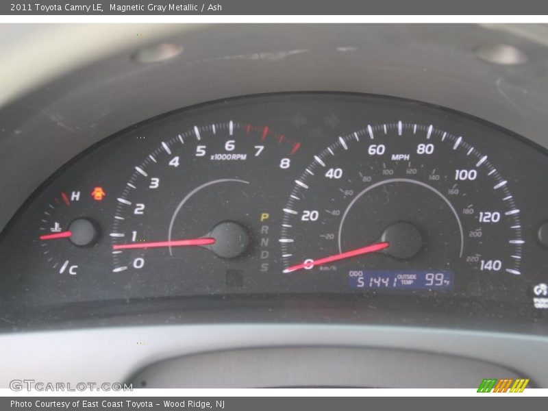 Magnetic Gray Metallic / Ash 2011 Toyota Camry LE