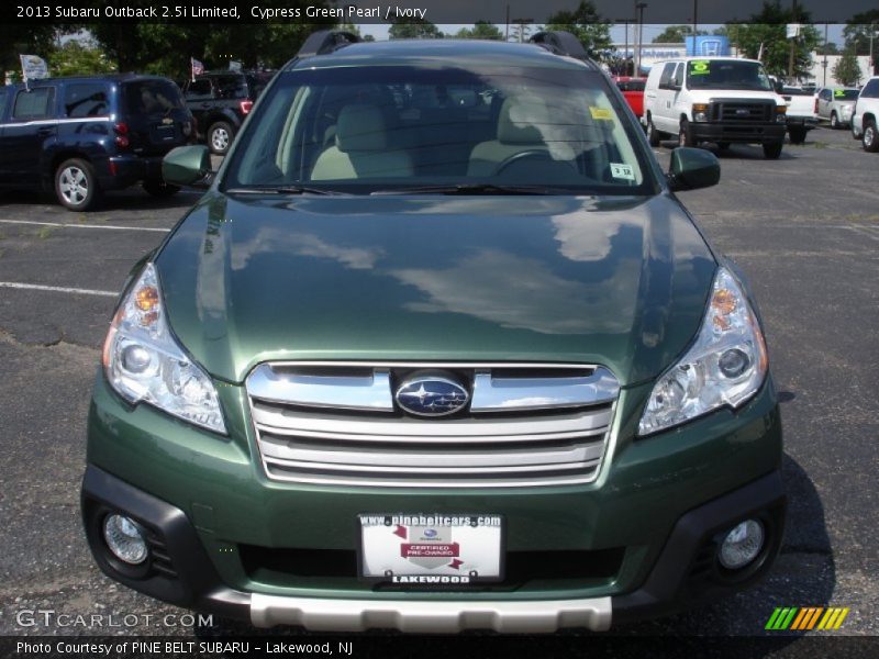 Cypress Green Pearl / Ivory 2013 Subaru Outback 2.5i Limited