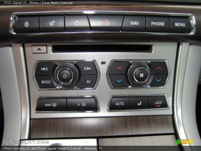 Ebony / Dove/Warm Charcoal 2012 Jaguar XF