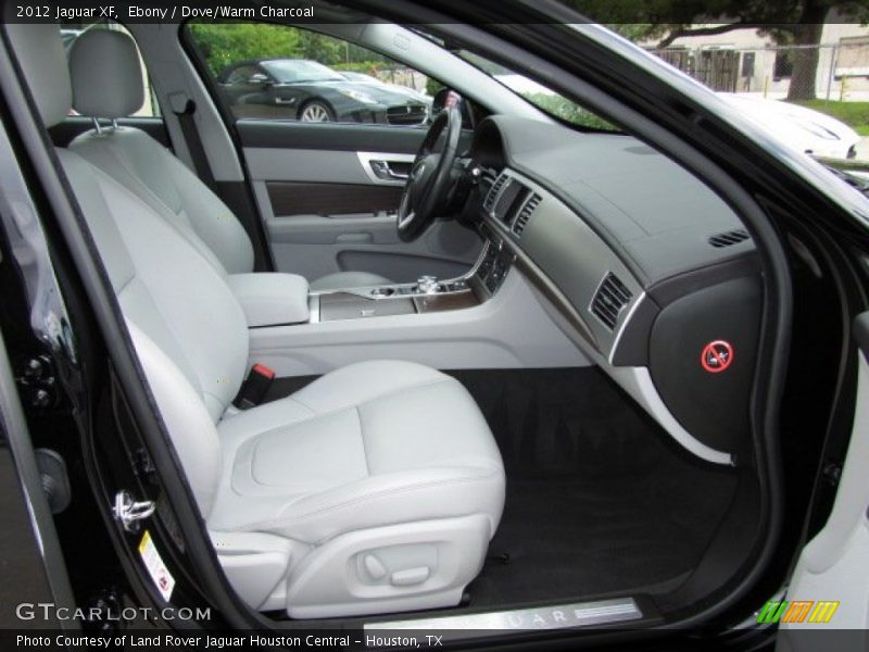 Ebony / Dove/Warm Charcoal 2012 Jaguar XF