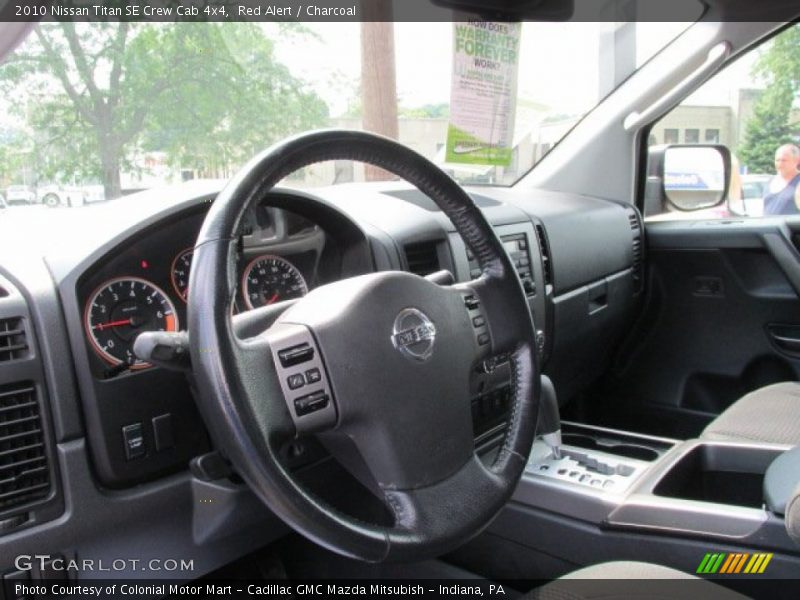 Red Alert / Charcoal 2010 Nissan Titan SE Crew Cab 4x4