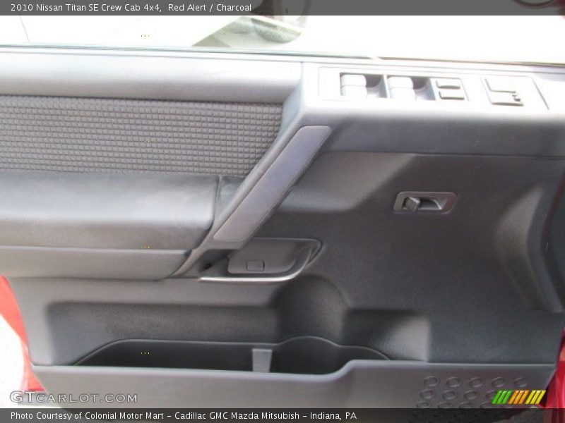 Red Alert / Charcoal 2010 Nissan Titan SE Crew Cab 4x4