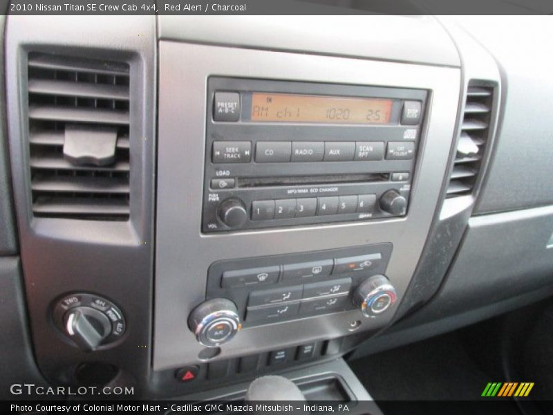 Red Alert / Charcoal 2010 Nissan Titan SE Crew Cab 4x4