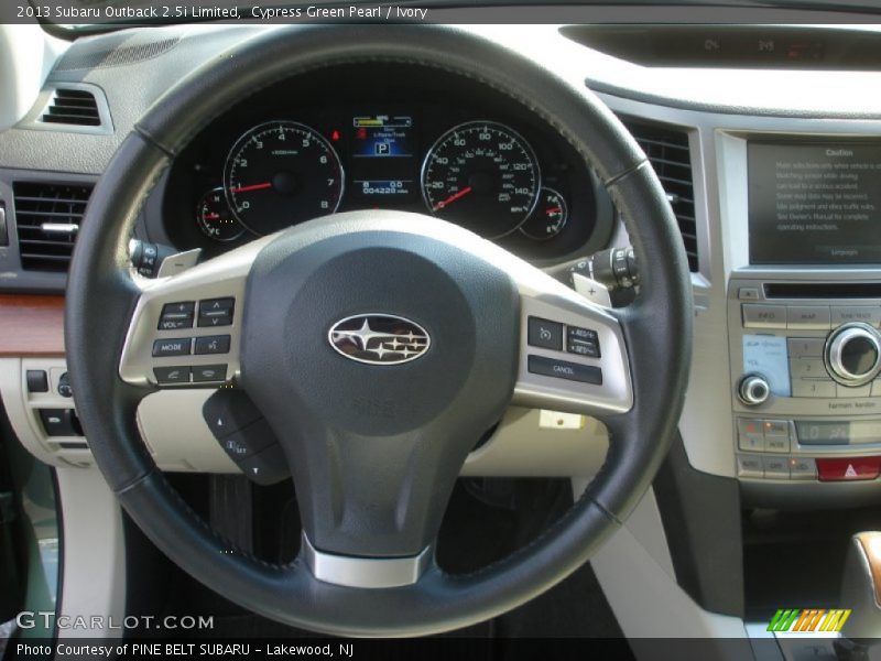 Cypress Green Pearl / Ivory 2013 Subaru Outback 2.5i Limited